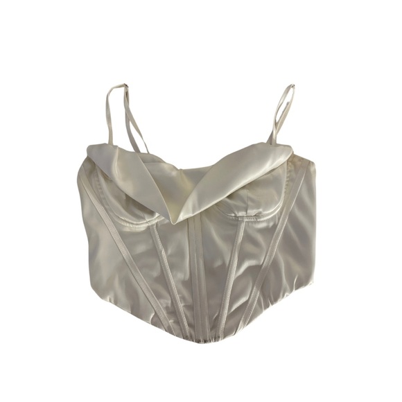 White corset top size medium - Picture 1 of 2